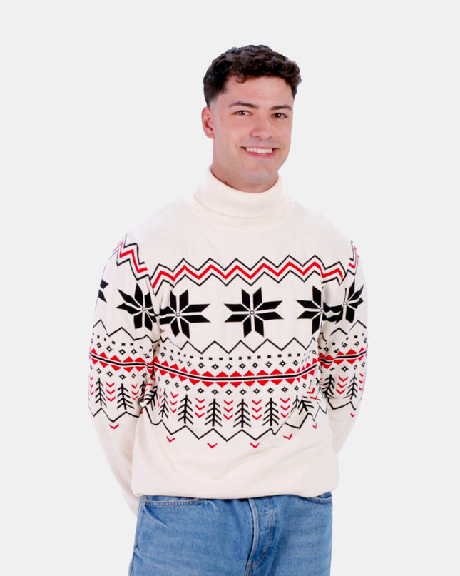 Chamonix Couples Christmas Sweater in Organic Cotton