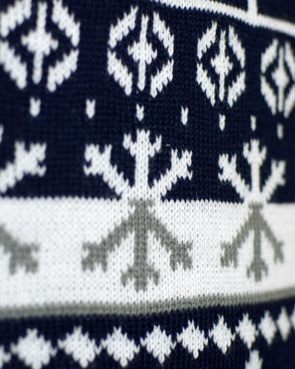 Kids Christmas Sweater Stripes, Reindeer, and Trees