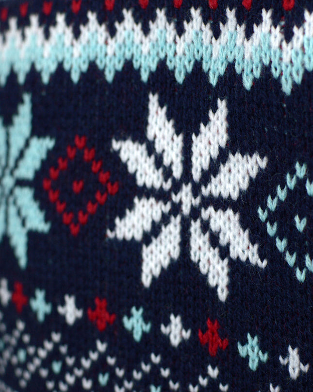 Women's Navy Blue Merry Christmas Sweater