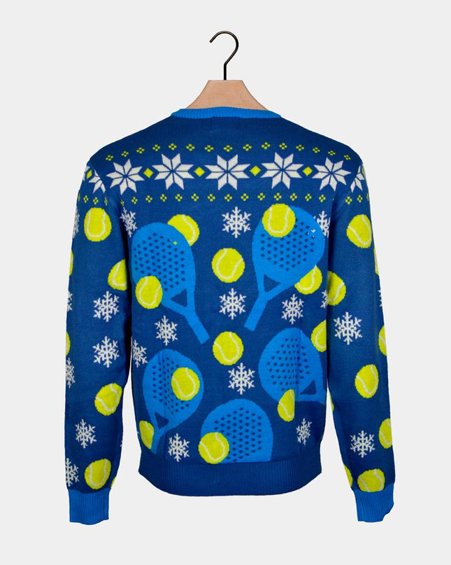 Blue Padel Christmas Sweater