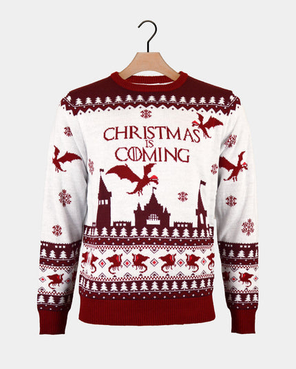 Christmas Sweater for Men with "Christmas is Coming"