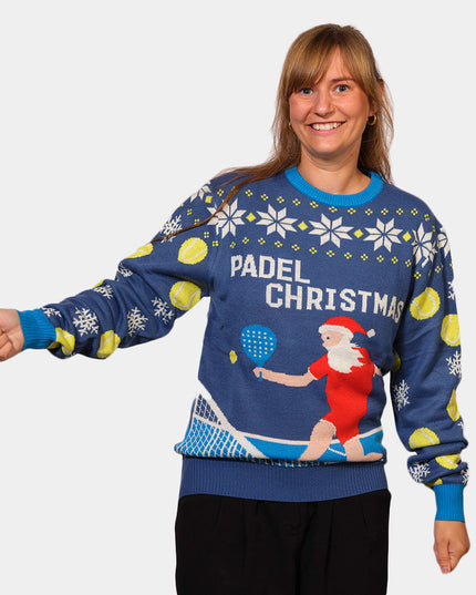 Blue Christmas Sweater for Couples
