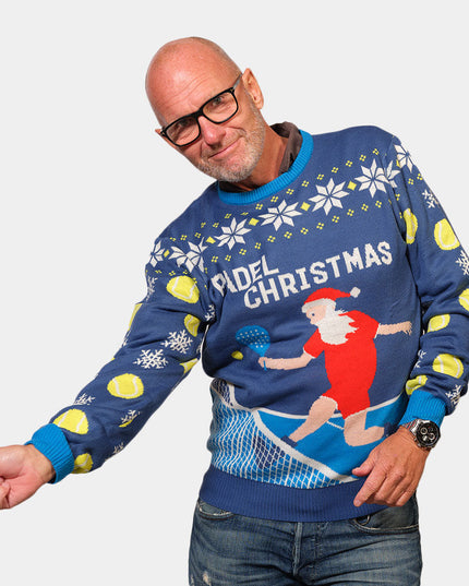 Blue Padel Christmas Sweater