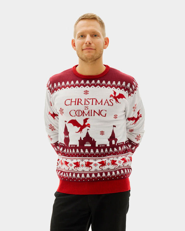 "Christmas is Coming" Couple Christmas Sweater