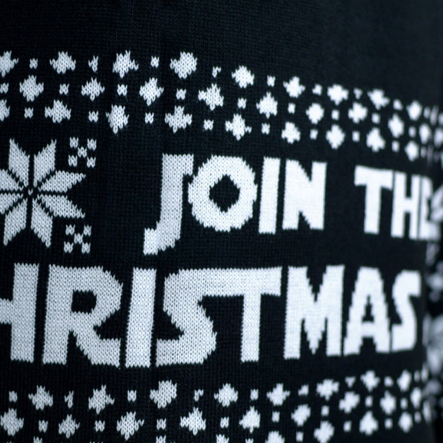 LED "Join the Christmas Side" Couples Sweater