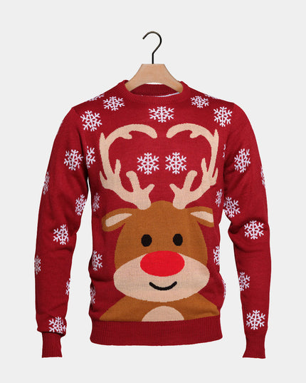 Rudolph the Red-Nosed Reindeer Couple Christmas Sweater