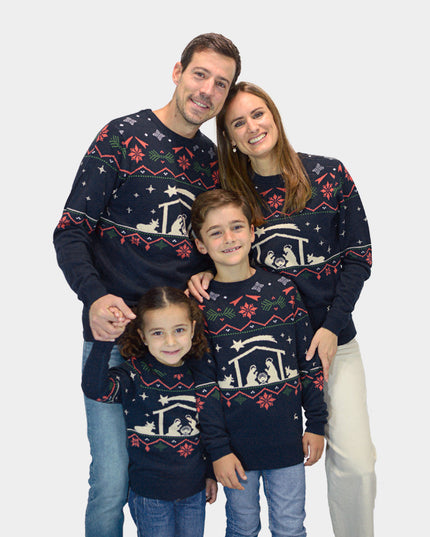 Kids' "Nativity" Christmas Sweater