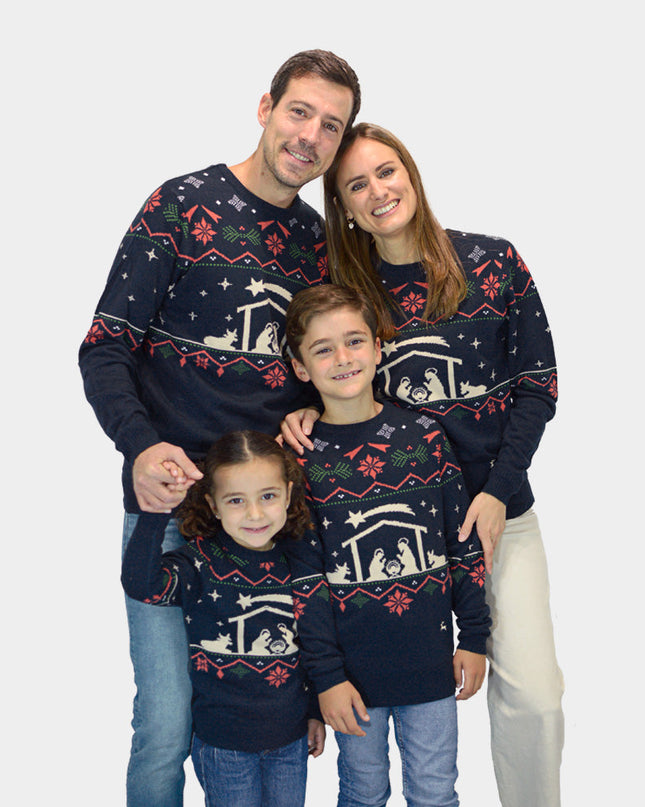 "Nativity" Christmas Sweater for Kids