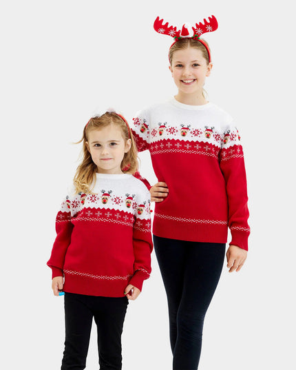 Adorable Reindeer Christmas Sweater for Kids