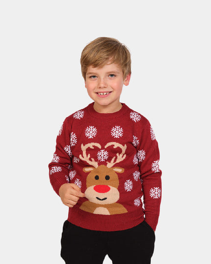 Christmas Sweater for Kids with Rudolph the Red-Nosed Reindeer