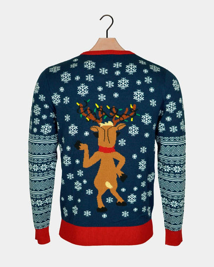 LED Christmas Sweater for Family with Jingle Bells Theme