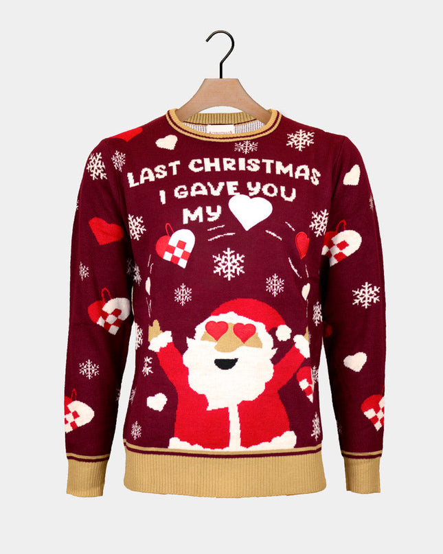 Women's Christmas Sweater "Last Christmas I Gave You My Heart"