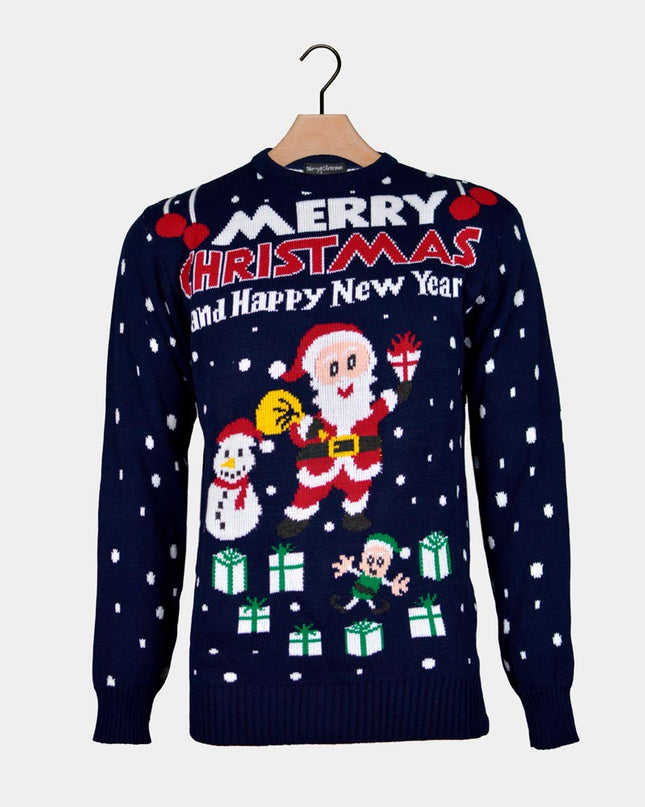 Merry Christmas and Happy New Year Sweater for Men
