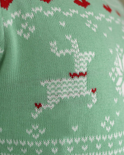 Green "Sweet Christmas" Sweater for Men