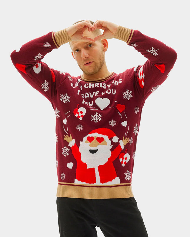 Christmas Sweater for Men Last Christmas I Gave You My Heart