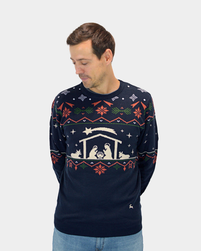 "Nativity" Christmas Sweater for Men