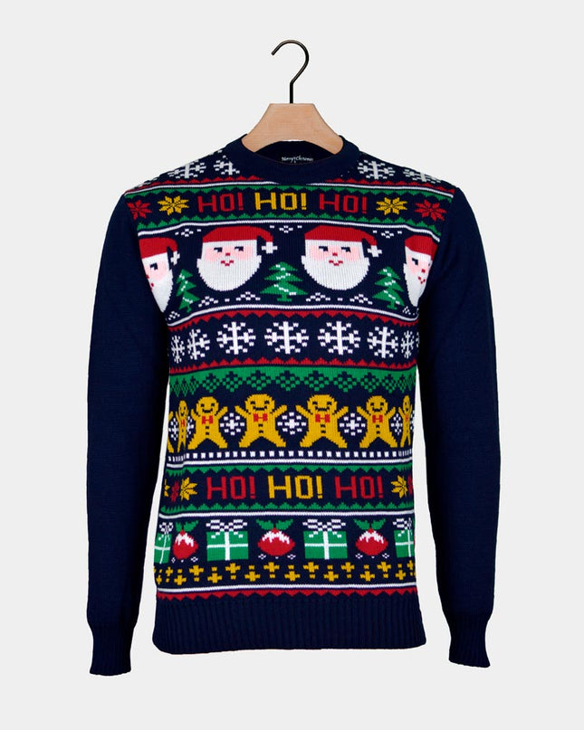 Santa Claus Ho Ho Ho Christmas Sweater