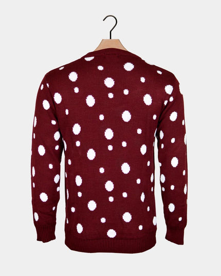 Batman, Santa, and Superman Reindeer Christmas Sweater for Men