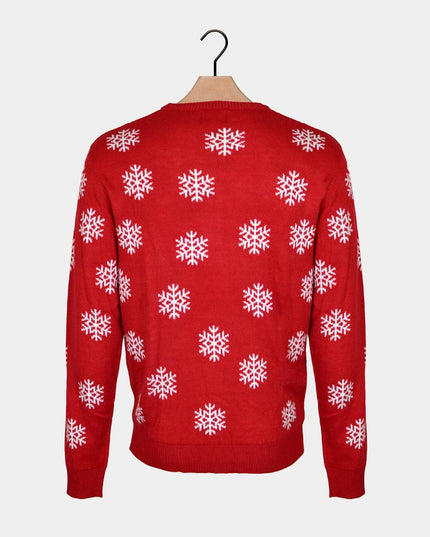 Christmas Sweater for Men Featuring Rudolph the Reindeer