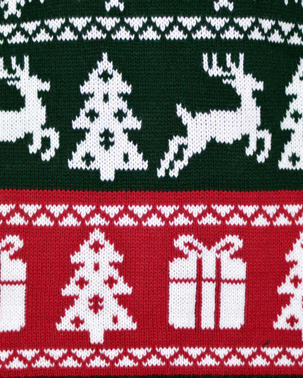Green, Red, and White Merry Christmas Sweater 2022