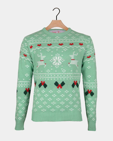 Sweet Christmas Couples Sweater - Green