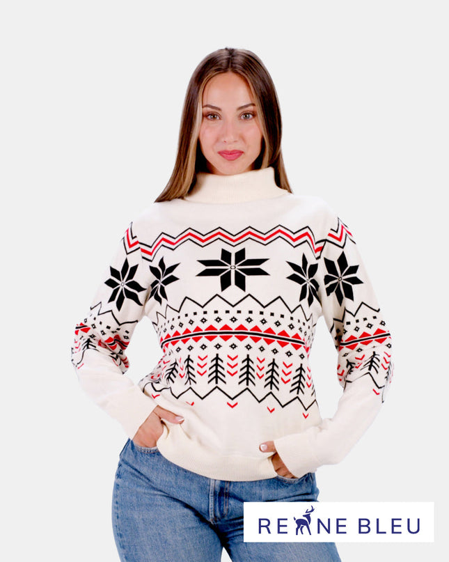 Women's Chamonix Sweater in Organic Cotton for the Holidays