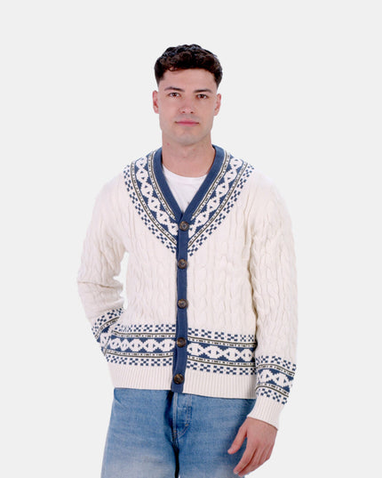 Women's Dream Cottage Cardigan in Organic Cotton for Christmas