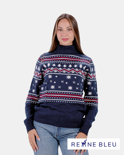 Women's Frosted Pearl Sweater in Organic Cotton for Christmas