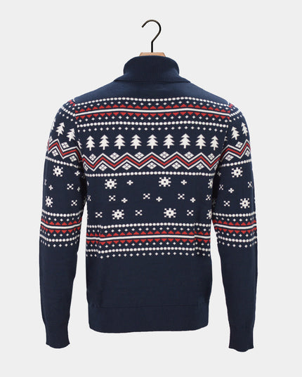 Frosted Pearl Couples Christmas Sweater in Organic Cotton