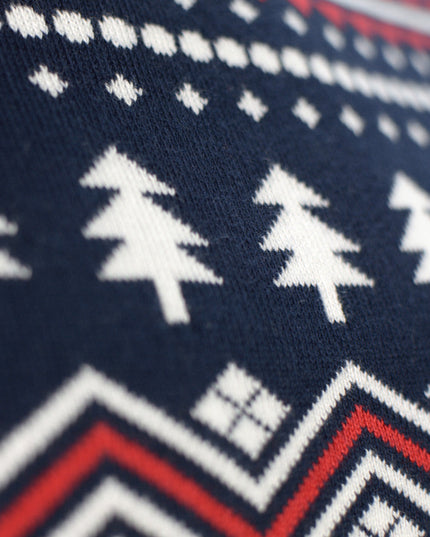 Frosted Pearl Couples Christmas Sweater in Organic Cotton