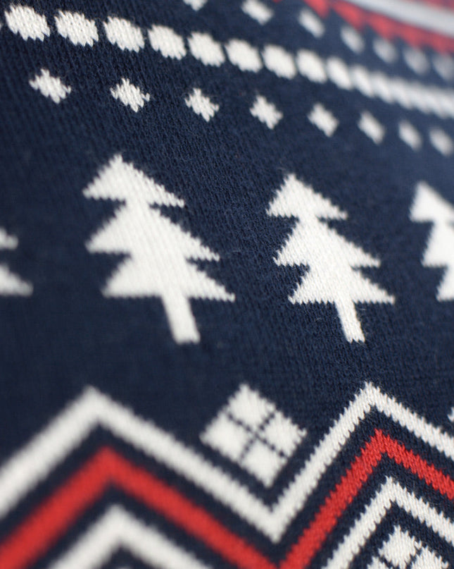 Frosted Pearl Couples Christmas Sweater in Organic Cotton