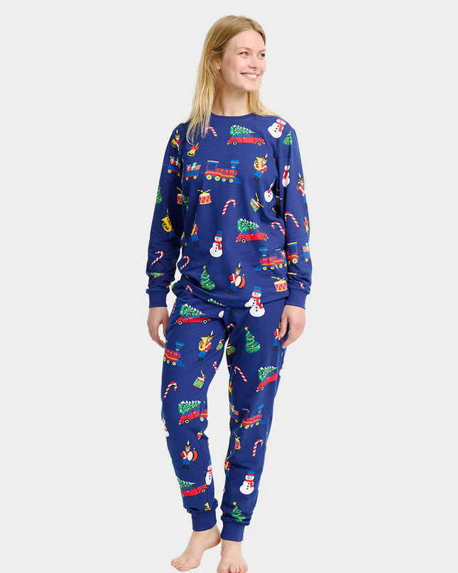 Unisex Christmas Pajamas with Christmas Toys