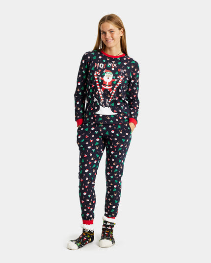 Unisex Christmas Pajamas Santa Skier