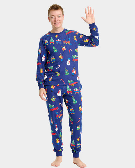 Unisex Christmas Pajamas with Christmas Toys