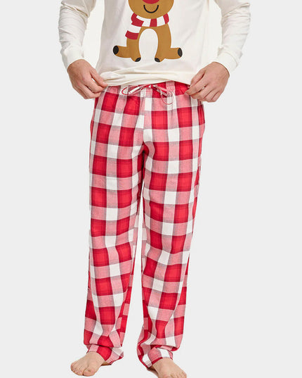 Unisex Christmas Pajamas for Adults "Cute Reindeer"