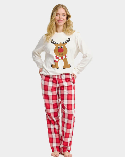 Unisex Christmas Pajamas for Adults "Cute Reindeer"