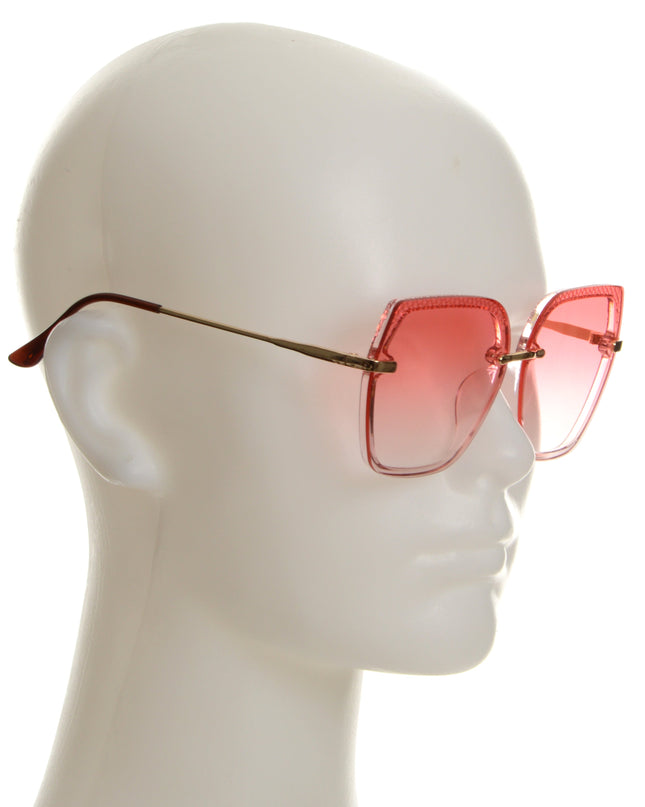 Pink Gridded Scrunchie