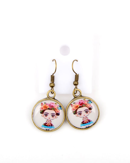 Frida Kahlo IV Medium Earrings