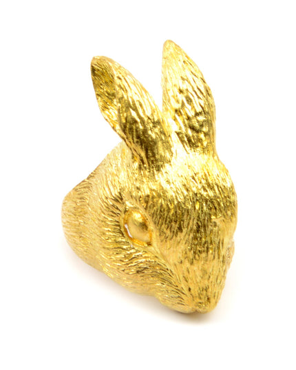 Bunny Copper Ring