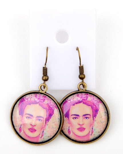 Frida Art Earrings | Christmas and Halloween Jewelry for Women