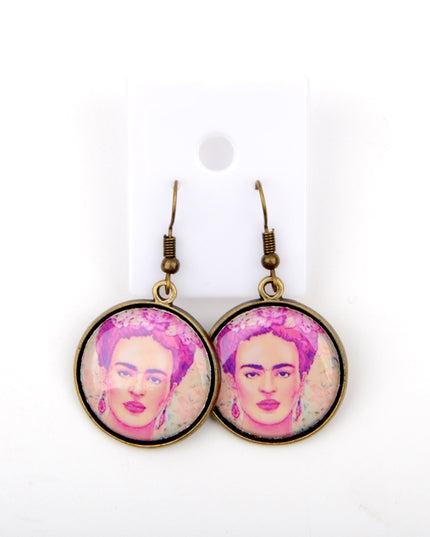 Frida Art Earrings | Christmas and Halloween Jewelry for Women
