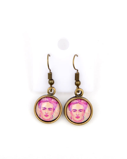 Small Earrings - Frida Kahlo IV | Holiday Earrings for Women