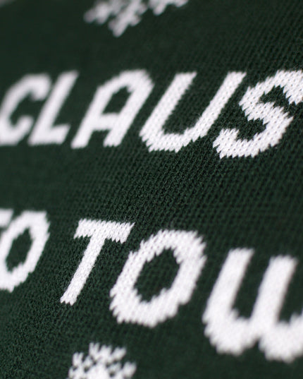 Women's LED Christmas Sweater "Santa is Coming to Town"