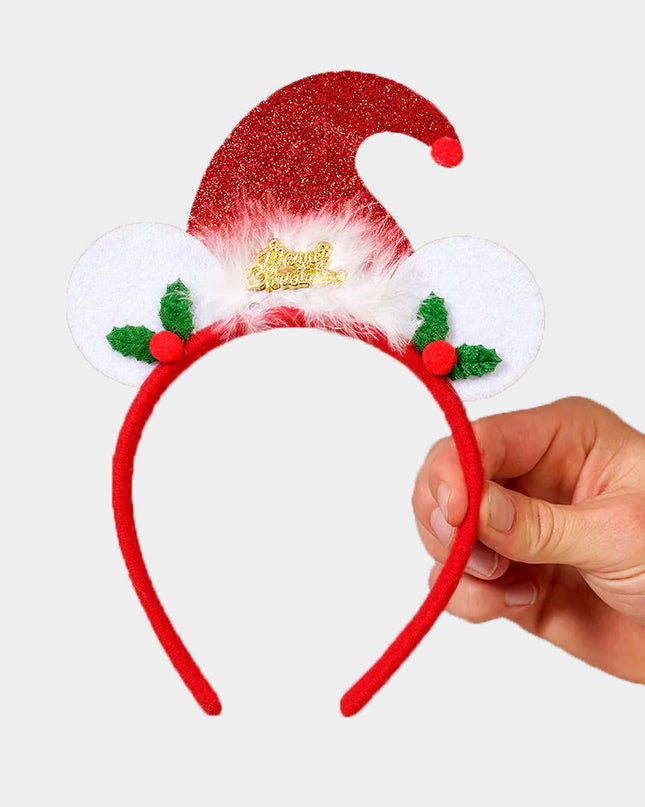 Merry Christmas LED Light-Up Headband