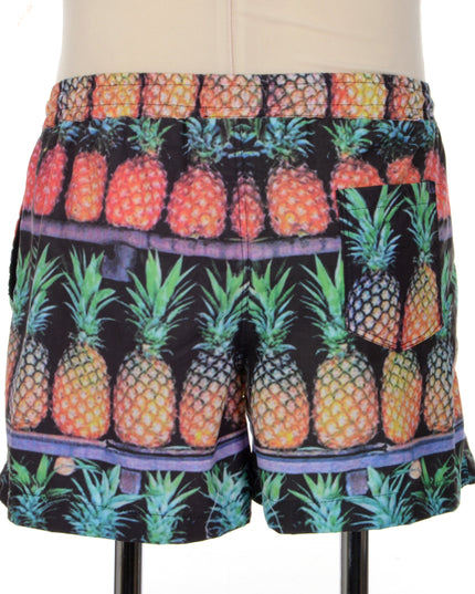 Tropical Pineapple Print Shorts