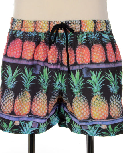 Tropical Pineapple Print Shorts
