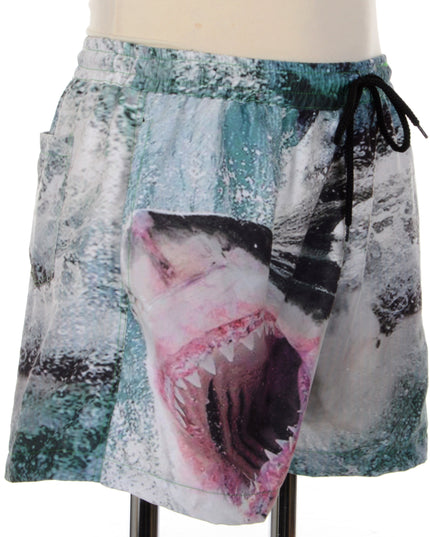 Fun Shark Print Shorts