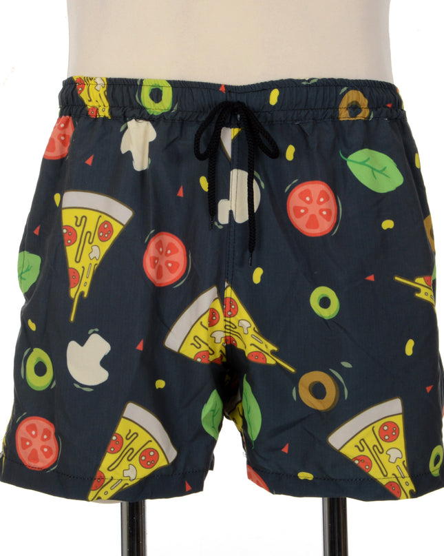 Fun Pizza Print Shorts
