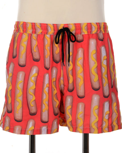 Fun Sausage Print Shorts