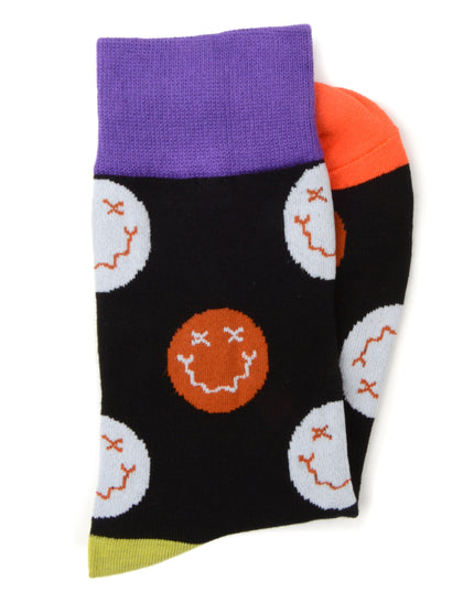 Fun Christmas Socks with Smiley IV Design for All Ages